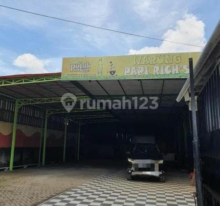 Gudang dekat tol masuk container di jalan baru sholeh iskandar