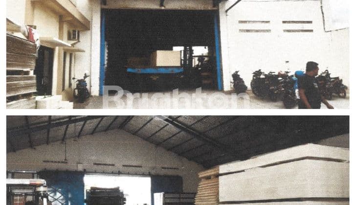 GUDANG SIAP PAKAI! BANGUNAN BAGUS DAN TERAWAT SERTA MINIM RENOV!! AKSES MUDAH SERTA ROW JALAN 3 MOBIL PAPASAN!! BAGUS SEKALI