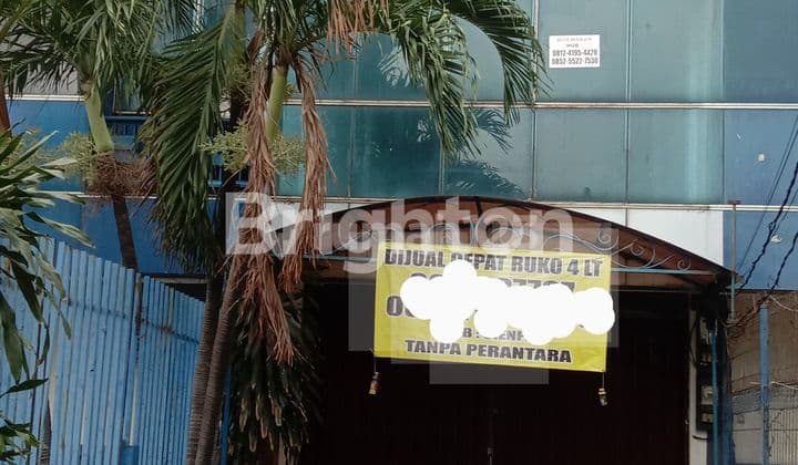 RUKO 4 LANTAI SIAP HUNI COCOK UNTUK KANTOR BIMBEL DLL DI RAWASARI JAKARTA PUSAT