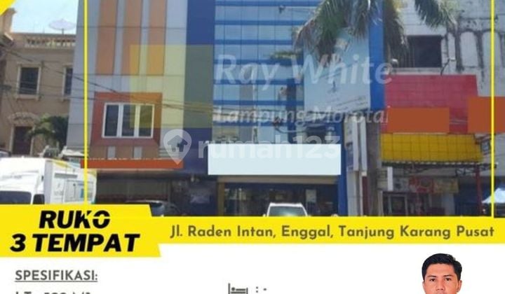 Ruko Lebar +- 20 m di Jalan Protokol Radin Intan Kota Bandar Lampung Ruko Lebar +- 20 m di Jalan Protokol Radin Intan Kota Bandar Lampung