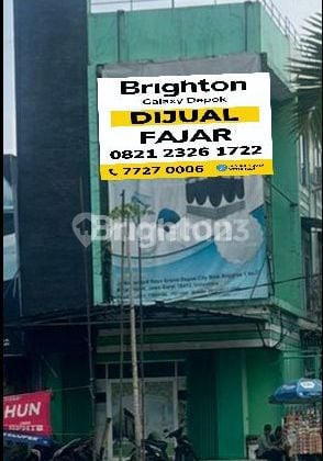 RUKO 3 LANTAI SIAP HUNI DILOKASI KOMERSIL DIDEPOK