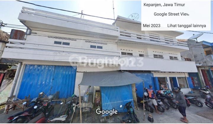 GUDANG + RUKO AREA KEPANJEN DEKAT PASAR COCOK UNTUK STORAGE PABRIK AKSES JALAN BOLEH LEWAT TRUK