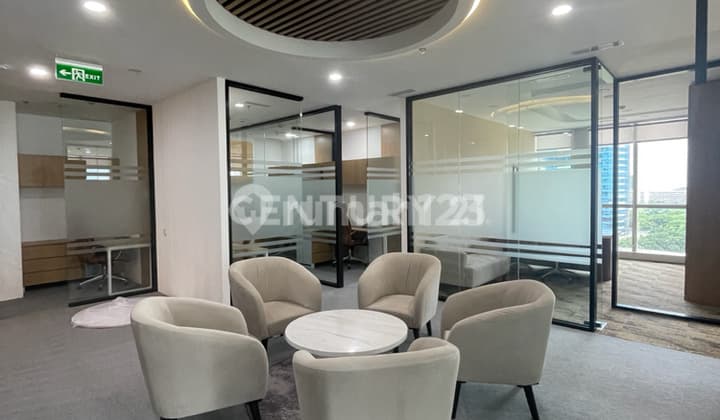 Office Space Fully Furnished in Sopo Del Tower Mega Kuningan Jakarta