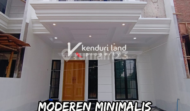 Rumah Mewah Minimalis Moderen + Rooftop Dekat ke CILANDAK Lokasi di Jl. M. Kahfi 1 , Jagakarsa Jakarta Selatan