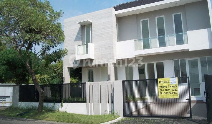 Rumah Baru Gress di Citraland Taman Puspa Raya Surabaya, Minimalis, Hook/Pojokan, Lingkungan Elite, Siap Huni
