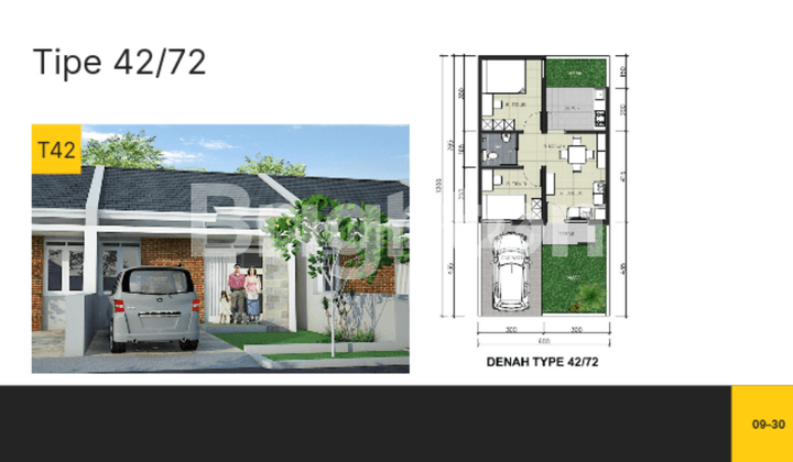 RUMAH TYPE 42/70 GRIYA KATAPANG INDAH