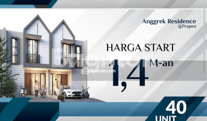 NEW MINIMALIS ANGGREK RESIDENCE PRAPEN HANYA 1M-AN 2LT