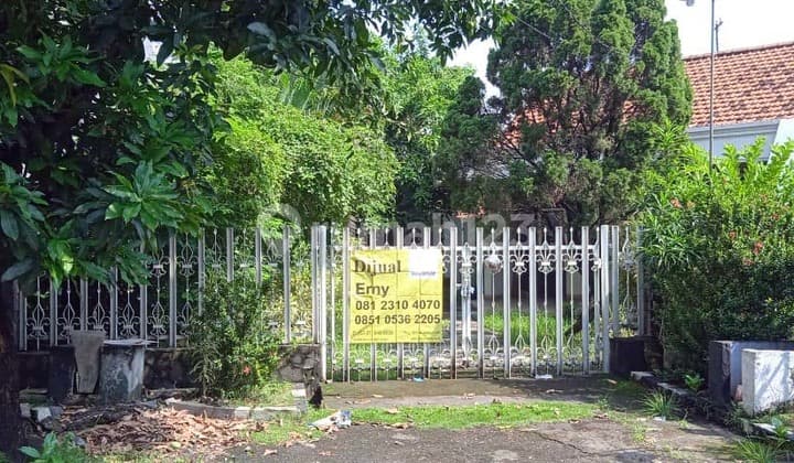 Rumah HITUNG TANAH !!! di Jemursari Surabaya, Luas 340 m2, Hadap Utara, SHM