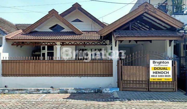 Rumah murah strategis siap huni baru renovasi Nirwana Eksekutive Rungkut surabaya