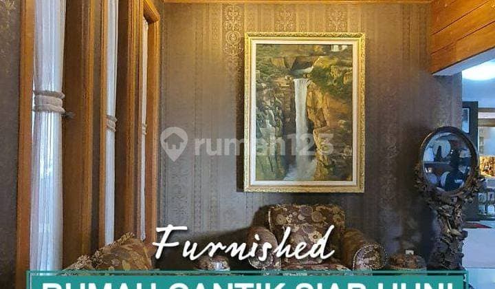 Rumah sutorejo mulyosari prima pakuwon city Etnic house furnish + pool