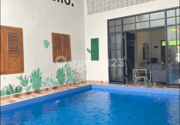 Muurahh polll!! 10jtan/m tanah + bangunan mewah + furnish +pool