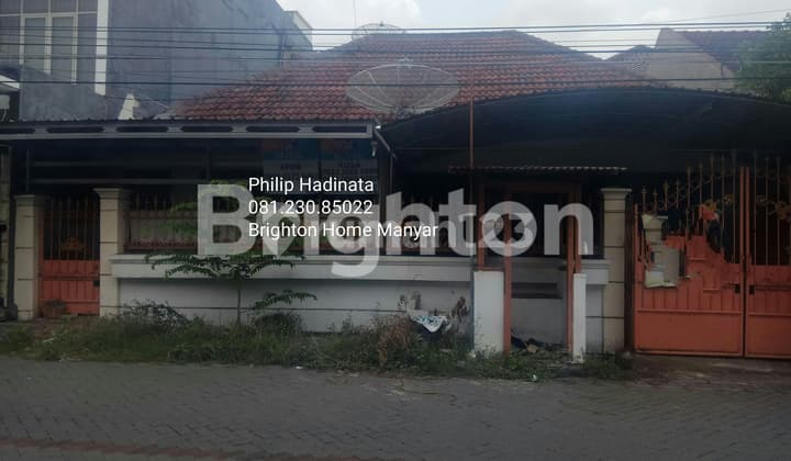 RUMAH HITUNG TANAH LOKASI BEBAS BANJIR, 1 MENIT KE RAYA MULYOSARI