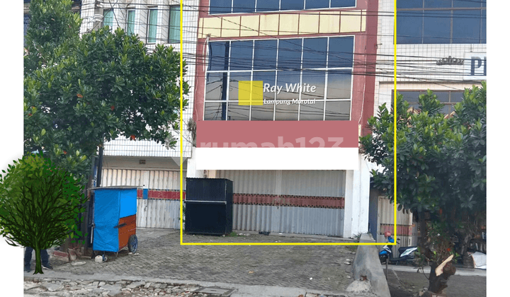 Ruko 2 Pintu Jalan Teuku Umar Bandarlampung