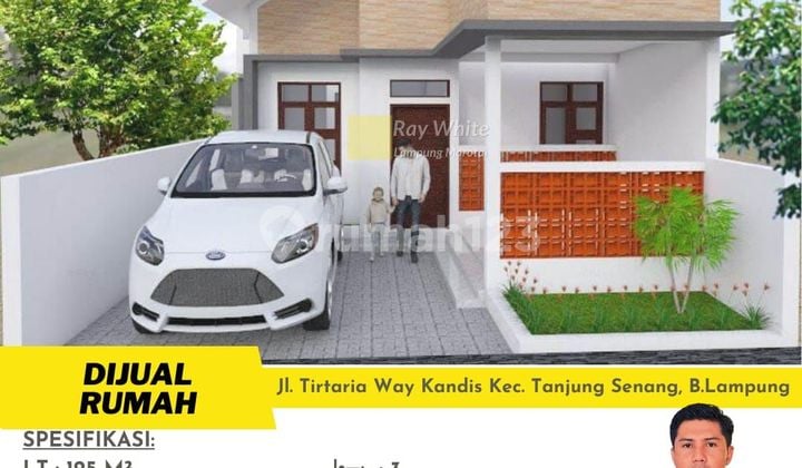 Rumah Minimalis 3 Kamar Tidur di Jalan Tirtaria Way Kandis Tanjung Senang