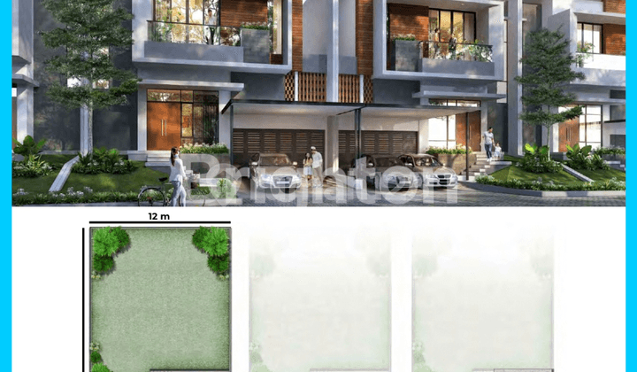 RUMAH PANTAI BUKIT VILLA PIK 2 TIPE CANGGU 12X30 LB: 340 M2 LT: 360 M2