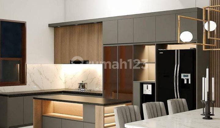 Rumah 2 Lantai Baru Furnished di Mekarwangi, Bandung