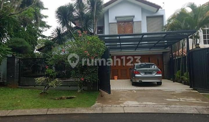 rumah hook mewah furnished di cluster mediterania 1 sentul city