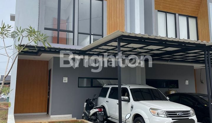 RUMAH MODERN MINIMALIS SIAP HUNI GARDEN CANDI SAWANGAN 2 LANTAI