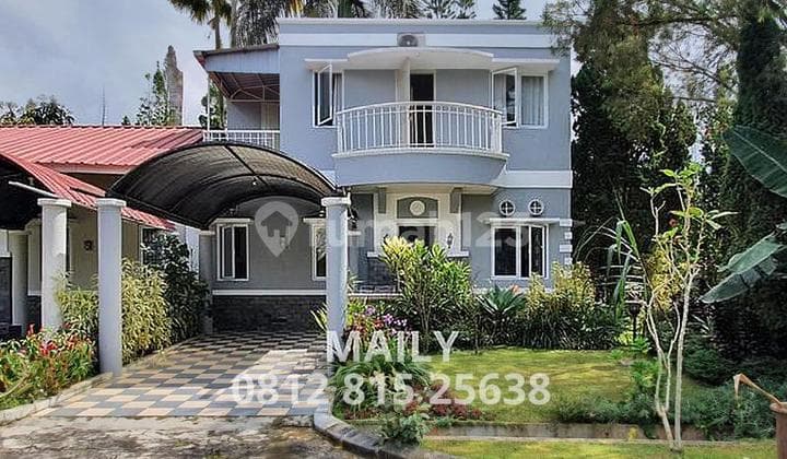 Villa Kota Bunga Puncak View Gunung Nyaman, Rapih, Asri dan Taman Luas