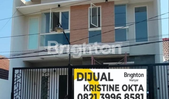 SUTOREJO PRIMA. NEW 2LANTAI, LEBAR 9. BEBAS BANJIR