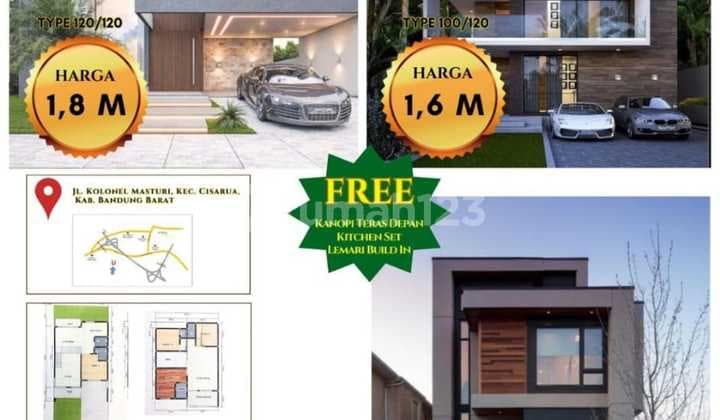 Villa Brand New Di Jl Kolonel Masturi, Lembang Bandung