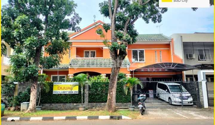 RUMAH 2 lantai Hadap Timur di PUSPITA LOKA, BSD City