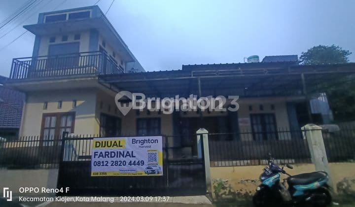 RUMAH 2 LANTAI COCOK UNTUK RUMAH KOS DI JL JAKSA AGUNG SUPRAPTO, CELAKET, SAMAAN, KLOJEN, KOTA MALANG DEKAT HOTEL MAXONE