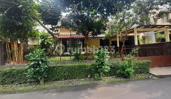 Rumah rapih, apik dengan halaman yg Asri, siap huni di Bintaro Sektor 1
