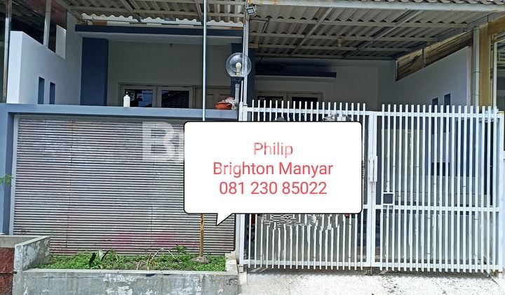 Rumah 1,5 lantai, Baru Renovasi, Rangka+Plafond.GALVALUM Rumah 1,5 lantai, Baru Renovasi, Rangka+Plafond.GALVALUM