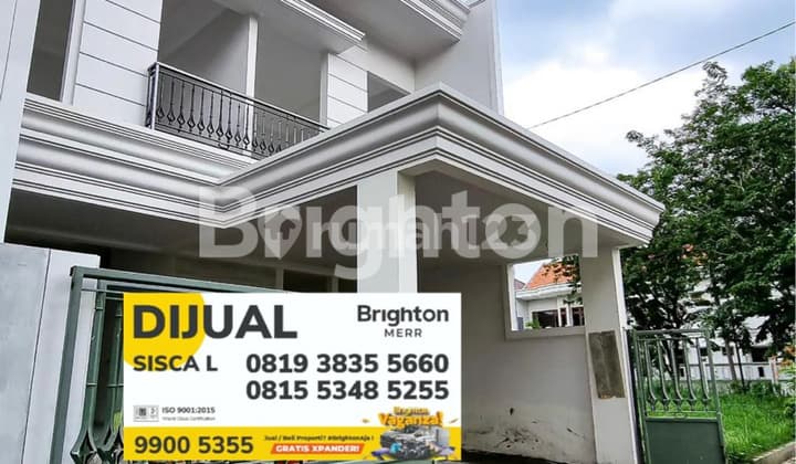 RUMAH BARU GRESS 2 LT SIAP HUNI DESAIN MINIMALIS DI ARAYA 2 SURABAYA