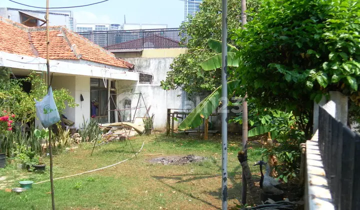 Old House in Kemang, boxy, 20x20, inside a cluster. quiet.