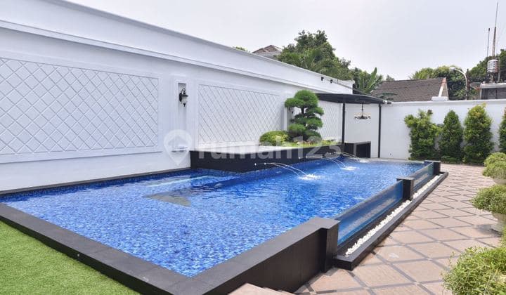 For Sale Modern Corner House, Brand New Luxury Furnished, Quiet Neighborhood. Move-in Ready, Pejaten, South Jakarta.