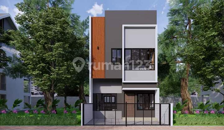 Rumah cantik minimalis sistem custom dalam cluster taman Puspa citraraya cikupa