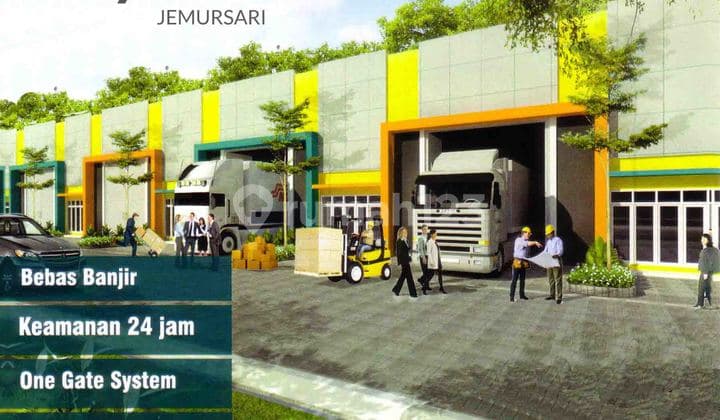 Jual Gudang, Baru Gress, Lokasi Strategis, Bagus + Siap Pakai