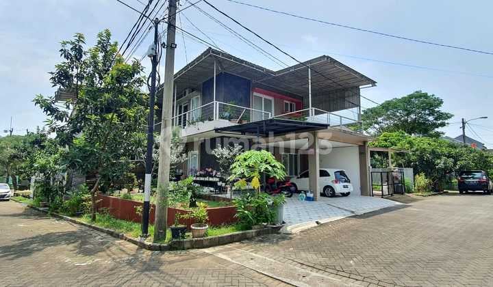 rumah hoek kemang indah regency