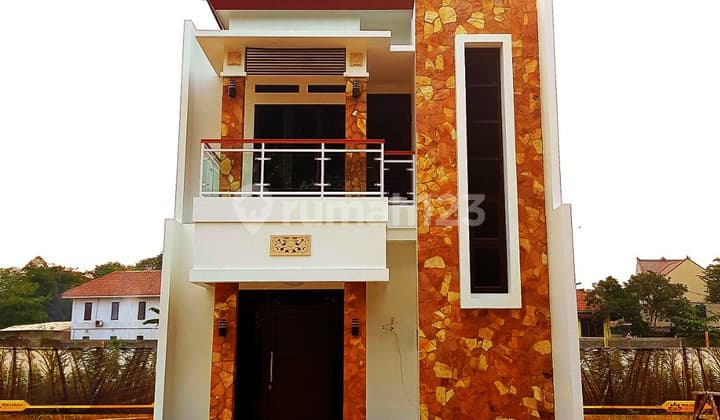 Rumah Mewah 2 Lantai Gaya Bali 5 Menit Ke Tol Dan Lrt Cibubur