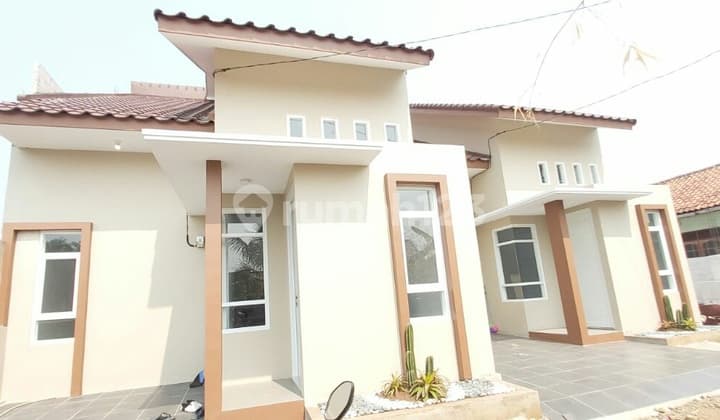 For sale, ready-to-occupy house with no down payment, Cimanggis Depok. Ready stock, move-in ready, no down payment, near MRT and KRL station, toll gate.