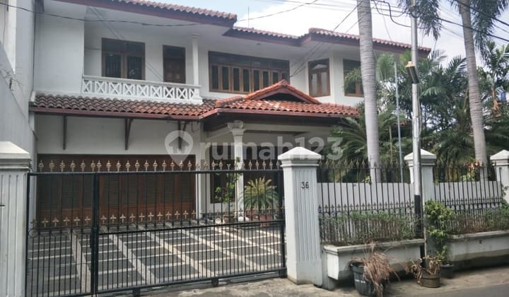 Rumah 2 Lantai Jl H Syahrin Gandaria Utara Kebayoran Baru Jakarta Selatan Lt 738M2 Lok Strategis Hit Tanah Muraahh