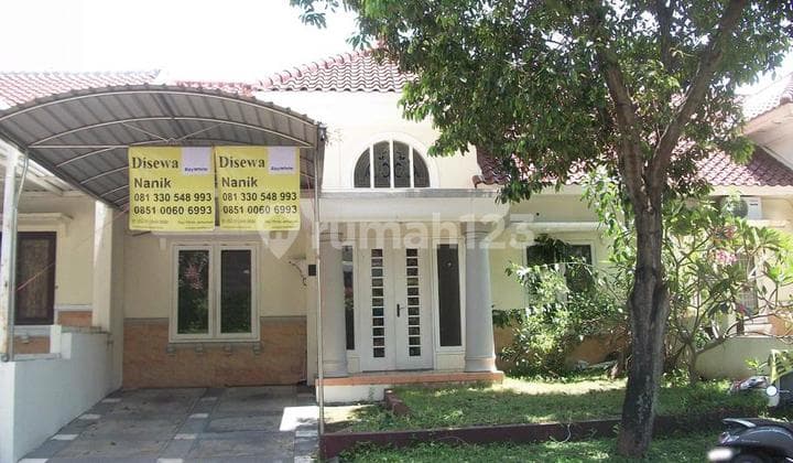 Rumah 1 Lantai, Lingkungan Elite, Row Jalan depan Lebar + Paving, Siap Huni, bisa request Furnish (hrg menyesuaikan)