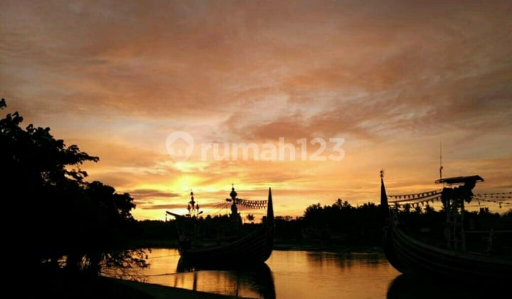 Jual Tanah bonus Villa Joglo di muara pantai perancak pengambengan