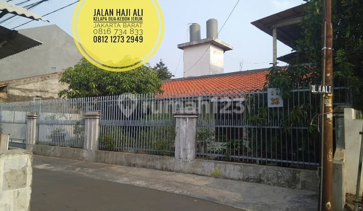 TerMURAH Rumah Kelapa Dua jalan H Ali Kebon Jeruk Lt 407m2 Jakarta Barat