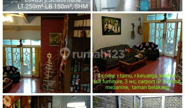 Rumah Luas di Salabintana Sukabumi Full Furnish harga nego