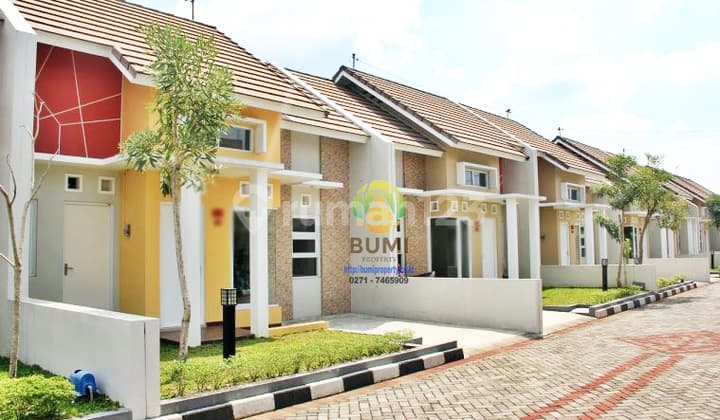 Rumah siap pakai lokasi solo baru