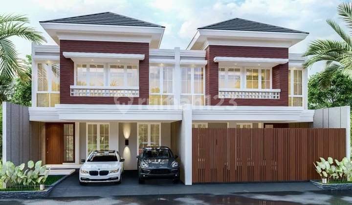 Rumah Dua Lantai 4 kamar tidur 3 kamar mandi Promo Free Kanopi Pagar Kitchen Set, Tandon Air, Water Heater