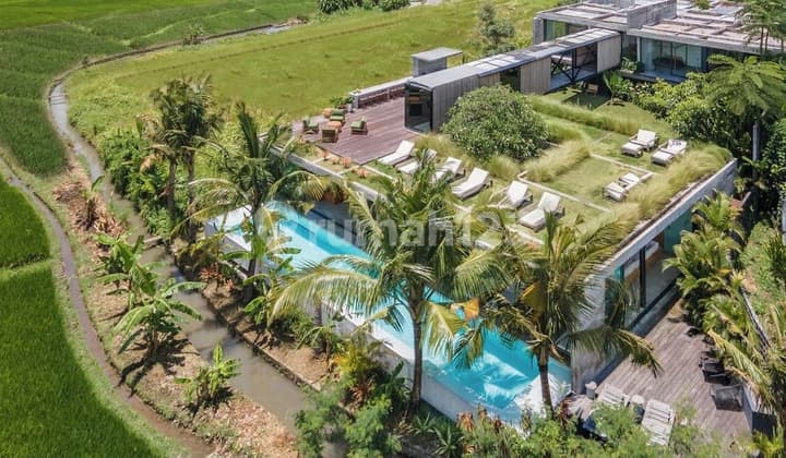 Luxury Villa in canggu with beautiful rice field view