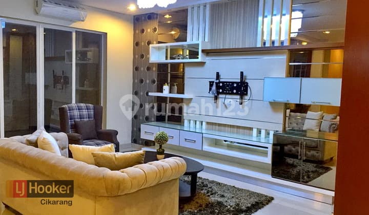 rumah bagus full furnish cluster aokwood lippo cikarang