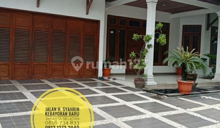 Hurry Up !! Kebayoran Baru House Price Drop !! 738m2 Land H. Syahrin Street Gandaria Utara South Jakarta