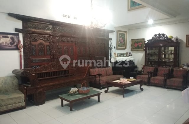 Rumah Dijual Meruya utara kav DKI Etnik Jalan Lebar