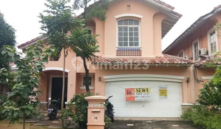 Rumah siap pakai bangunan eropa kondisi furnish