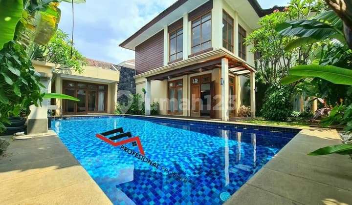 Rumah Cantik Mewah Private Pool Dekat Simatupang Kemang ,jakarta Selatan